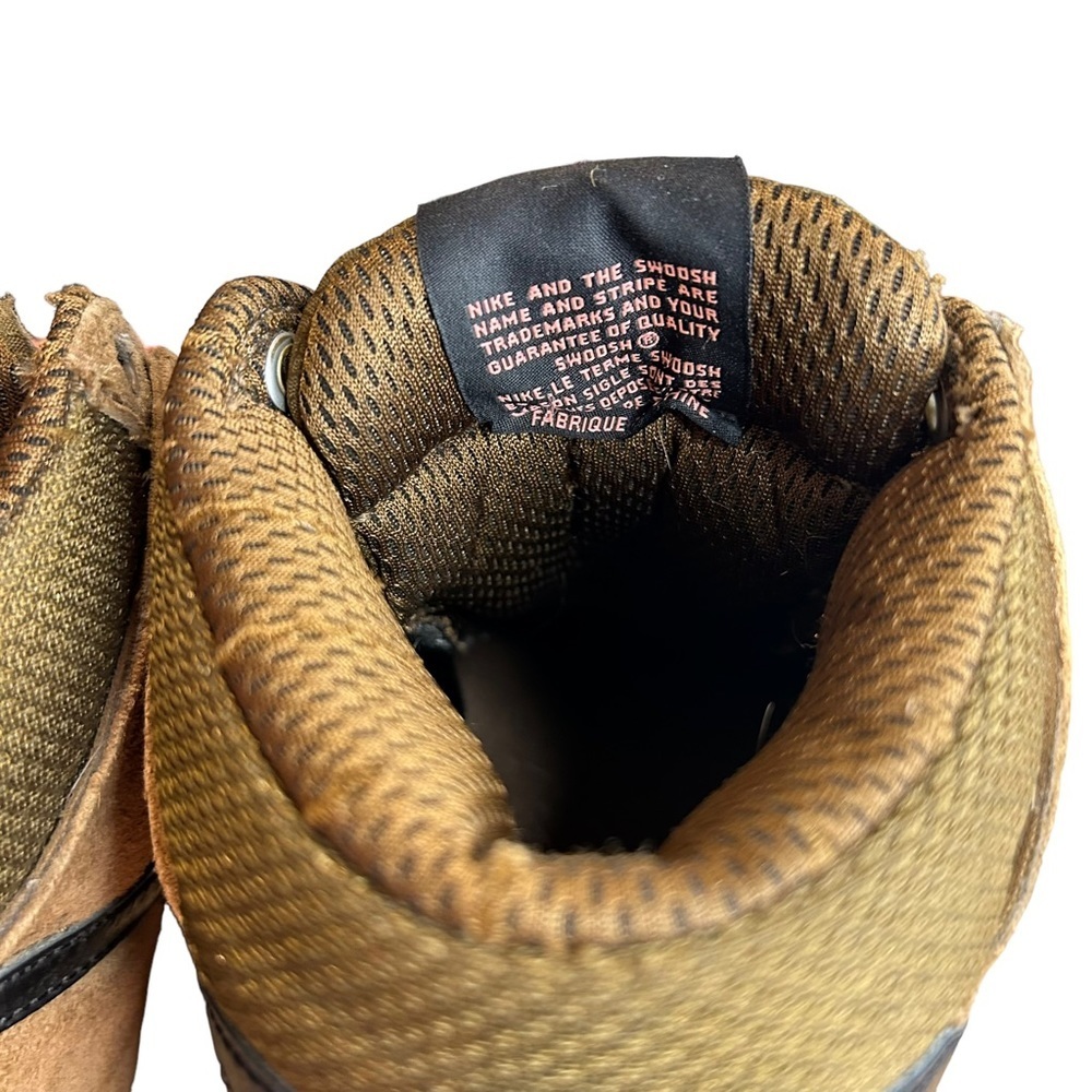 Nike Men's Sb Dunk Hi Military Brown / Black High-Top Skateboarding Shoe - Picture 6 of 13